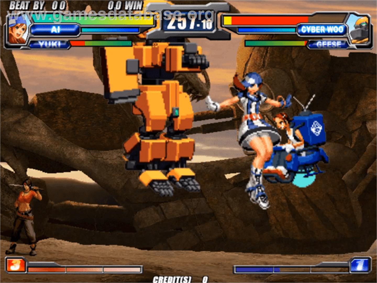 NeoGeo Battle Coliseum - Sammy Atomiswave - Artwork - In Game