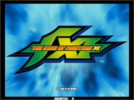 Title screen of King of Fighters 11, The on the Sammy Atomiswave.