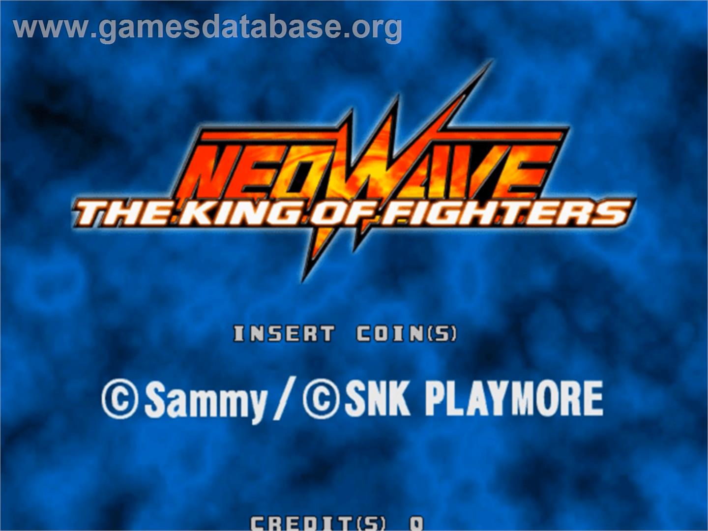 King of Fighters Neowave, The - Sammy Atomiswave - Artwork - Title Screen