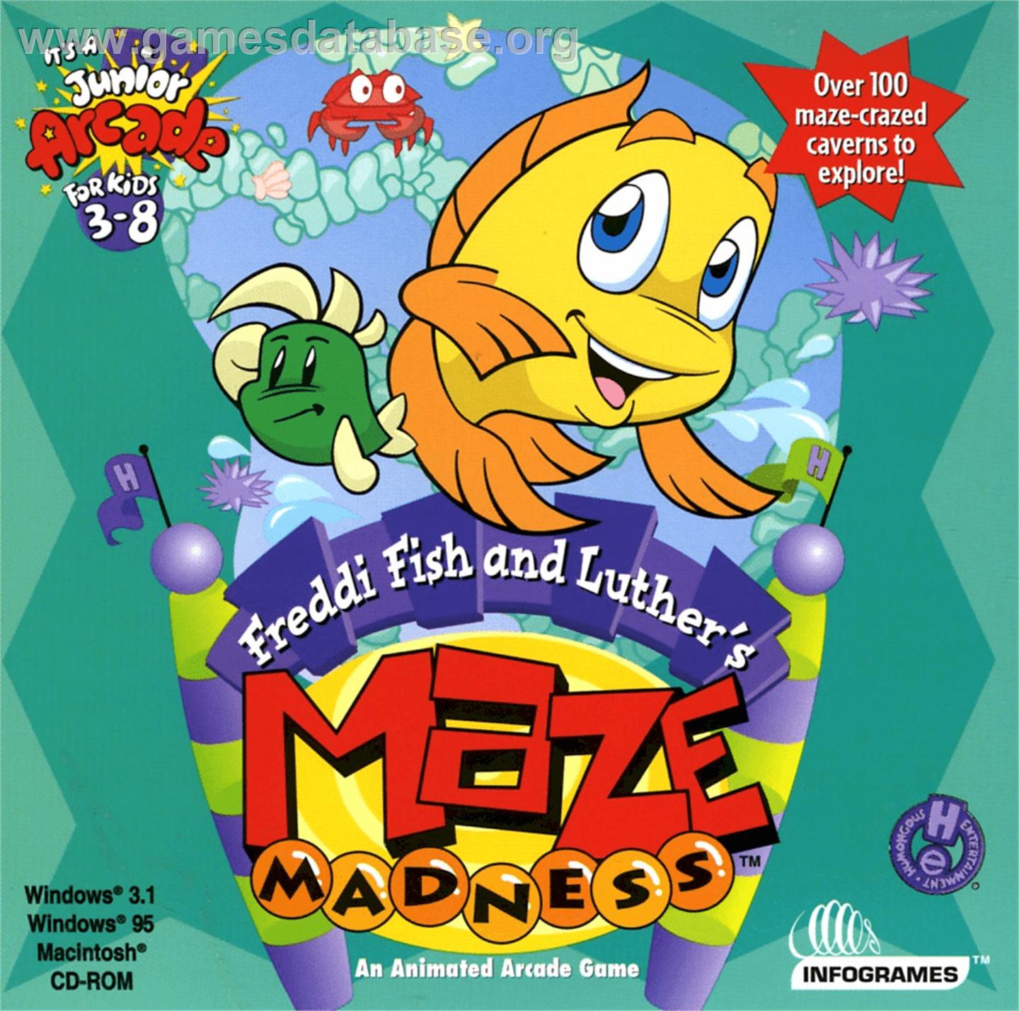 Freddi Fish and Luther's Maze Madness - ScummVM - Artwork - Box