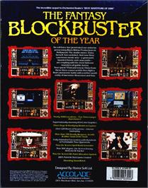 Box back cover for Elvira 2 - The Jaws Of Cerberus on the ScummVM.