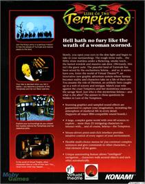 Box back cover for Lure Of The Temptress on the ScummVM.