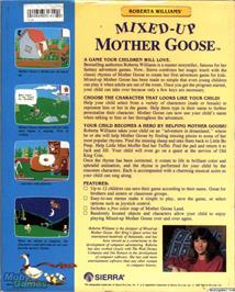 Box back cover for Mixed-Up Mother Goose (1987) on the ScummVM.