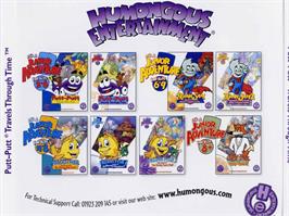 Box back cover for Putt-putt Travels Through Time on the ScummVM.