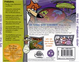 Box back cover for Spy Fox 3 - Operation Ozone on the ScummVM.