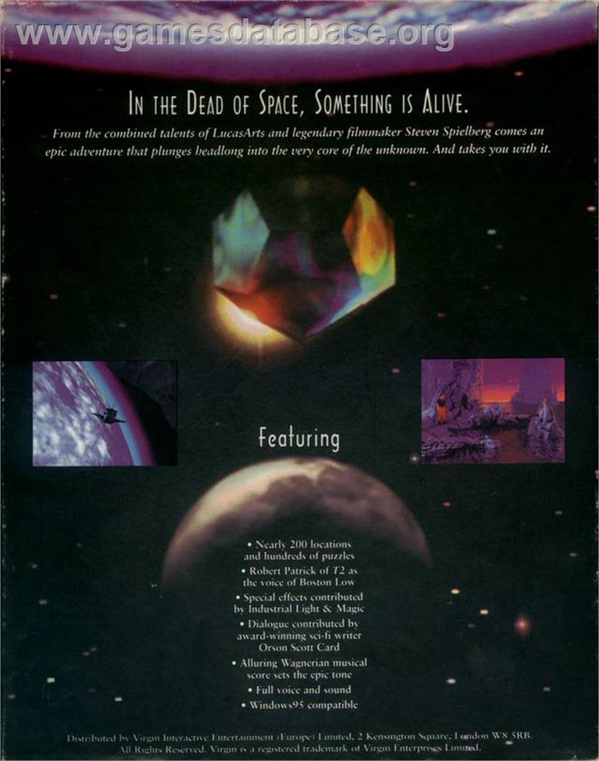 Dig, The - ScummVM - Artwork - Box Back