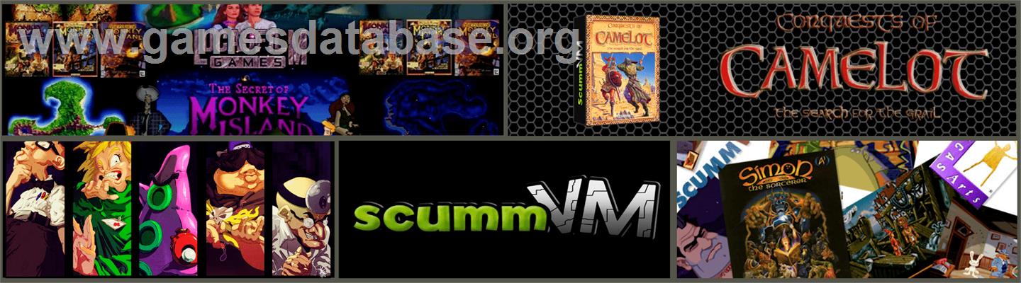 Conquests Of Camelot - The Search For The Grail - ScummVM - Artwork - Marquee