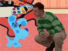 In game image of Blue's Clues - Blue's Birthday Adventure on the ScummVM.