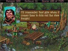 In game image of Conquests Of The Longbow - The Legend Of Robin Hood on the ScummVM.
