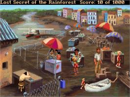 In game image of Ecoquest 2 - Lost Secret Of The Rainforest on the ScummVM.