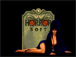 In game image of Elvira - Mistress Of The Dark on the ScummVM.