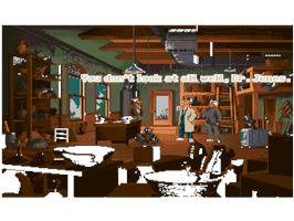 In game image of Indiana Jones and the Fate of Atlantis on the ScummVM.