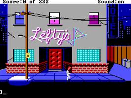 In game image of Leisure Suit Larry in the Land of the Lounge Lizards on the ScummVM.