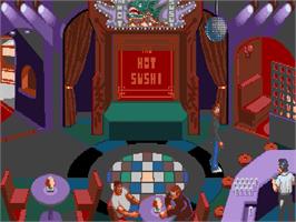 In game image of Nippon Safes, Inc. on the ScummVM.