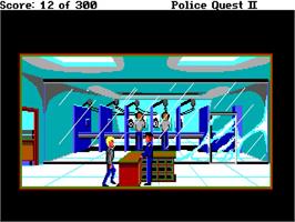 In game image of Police Quest 2 - The Vengeance on the ScummVM.