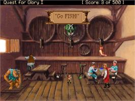 In game image of Quest For Glory 1 Vga Remake on the ScummVM.
