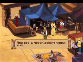 In game image of Quest For Glory 3 - Wages Of War on the ScummVM.