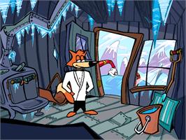 In game image of Spy Fox 2 - Some Assembly Required on the ScummVM.
