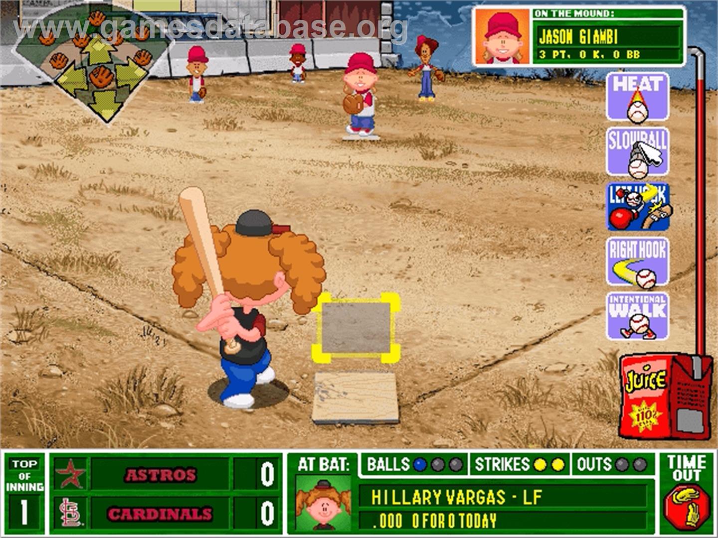 Backyard Baseball 2001 - ScummVM - Artwork - In Game