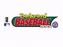 Title screen of Backyard Baseball 2001 on the ScummVM.