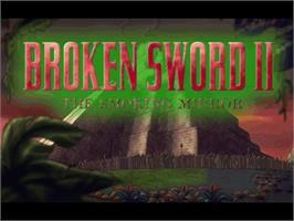 Title screen of Broken Sword 2 - The Smoking Mirror on the ScummVM.
