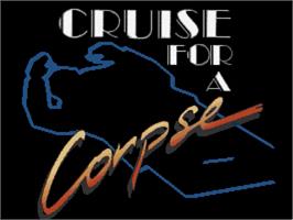 Title screen of Cruise For A Corpse on the ScummVM.