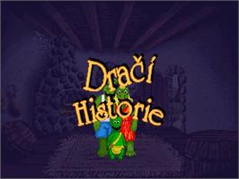 Title screen of Dragon History on the ScummVM.