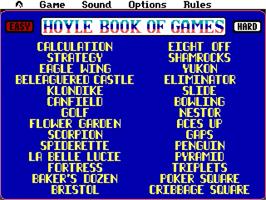 Title screen of Hoyle's Official Book Of Games - Volume 2 on the ScummVM.