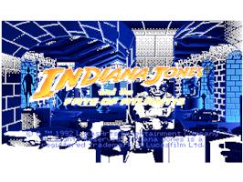 Title screen of Indiana Jones And The Fate Of Atlantis on the ScummVM.