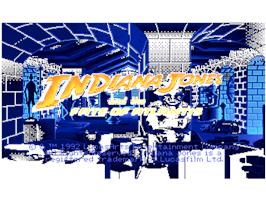 Title screen of Indiana Jones and the Fate of Atlantis on the ScummVM.