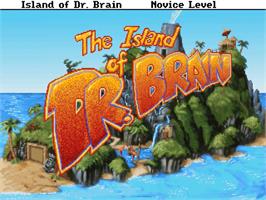 Title screen of Island Of Dr. Brain, The on the ScummVM.