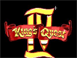 Title screen of King's Quest 4 - The Perils Of Rosella on the ScummVM.