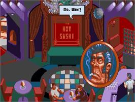 Title screen of Nippon Safes, Inc. on the ScummVM.