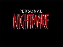 Title screen of Personal Nightmare on the ScummVM.