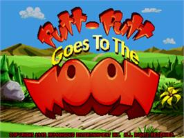 Title screen of Putt-putt Goes To The Moon on the ScummVM.