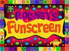 Title screen of Rodney's Funscreen on the ScummVM.