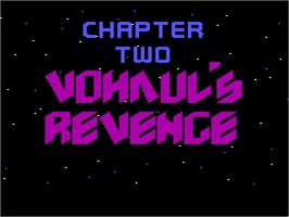 Title screen of Space Quest 2 - Chapter 2 - Vohaul's Revenge on the ScummVM.