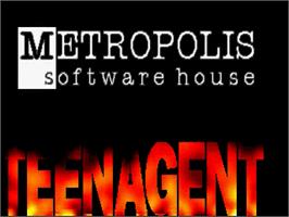 Title screen of Teenagent on the ScummVM.