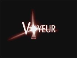 Title screen of Voyeur on the ScummVM.