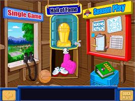 Title screen of backyard basketball on the ScummVM.