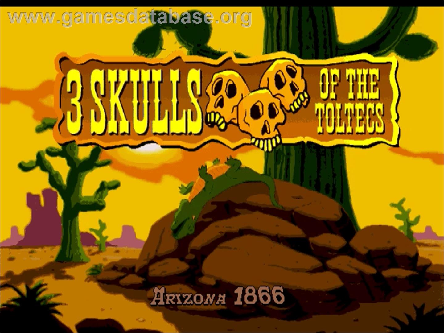 3 Skulls Of The Toltecs - ScummVM - Artwork - Title Screen