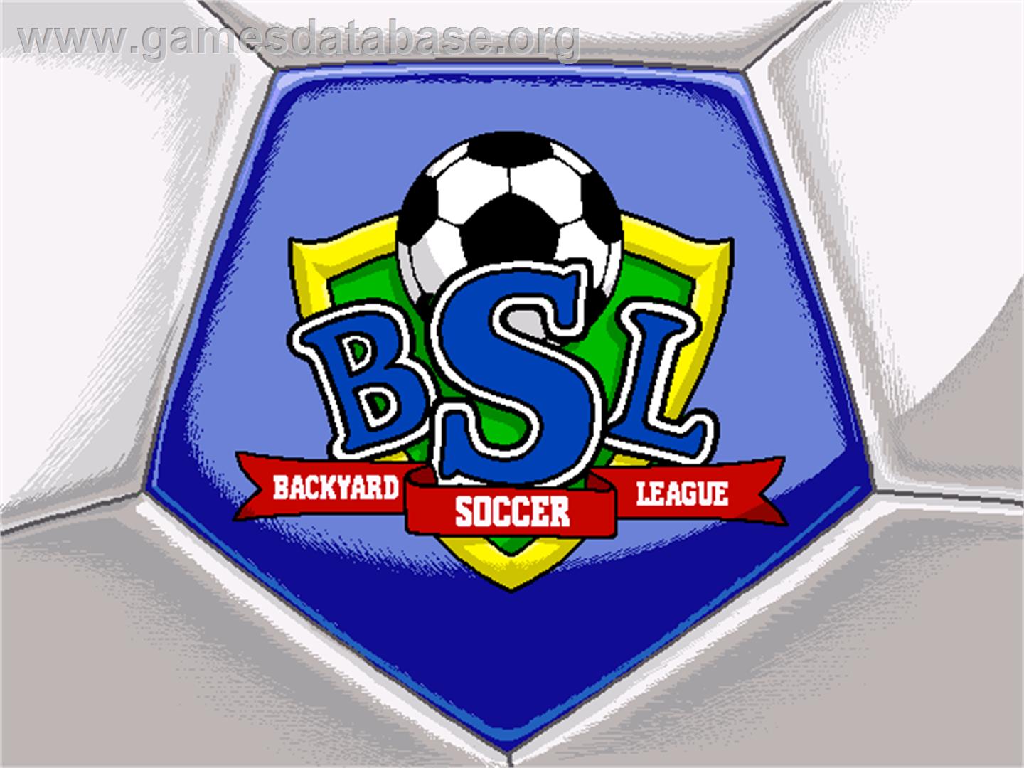 Backyard Soccer - ScummVM - Artwork - Title Screen