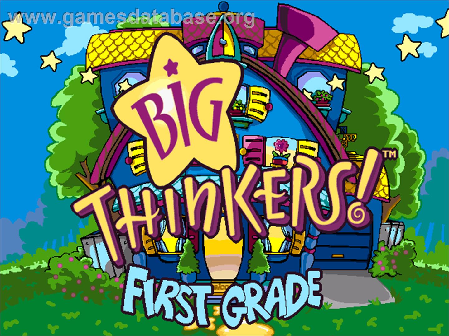 Big Thinkers! First Grade - ScummVM - Artwork - Title Screen