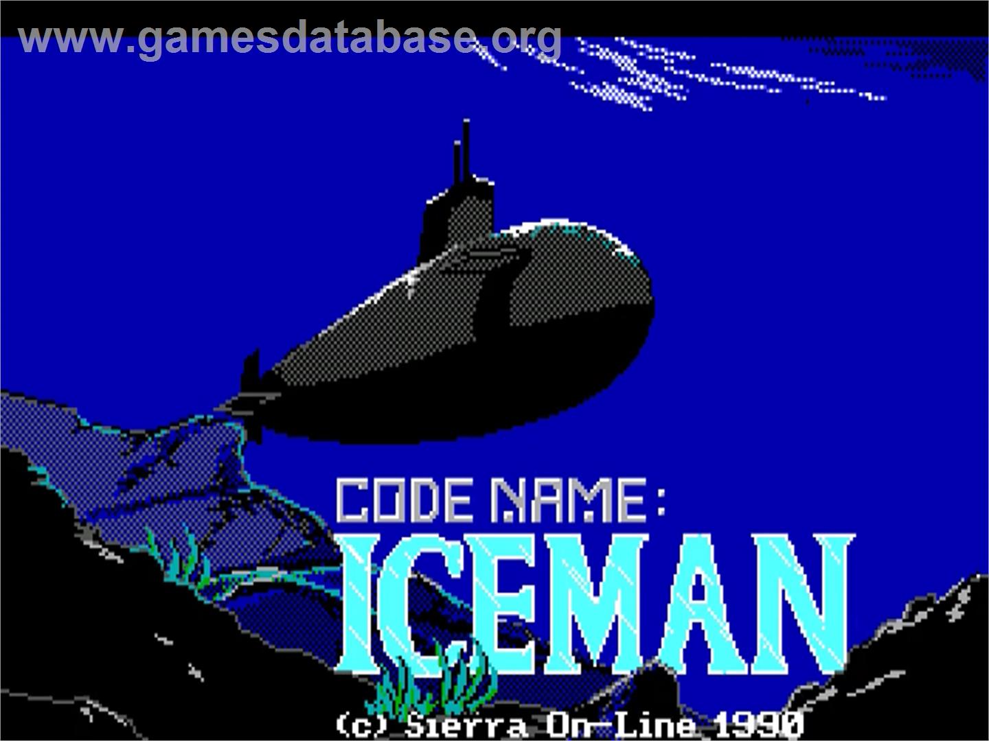 Codename - Iceman - ScummVM - Artwork - Title Screen