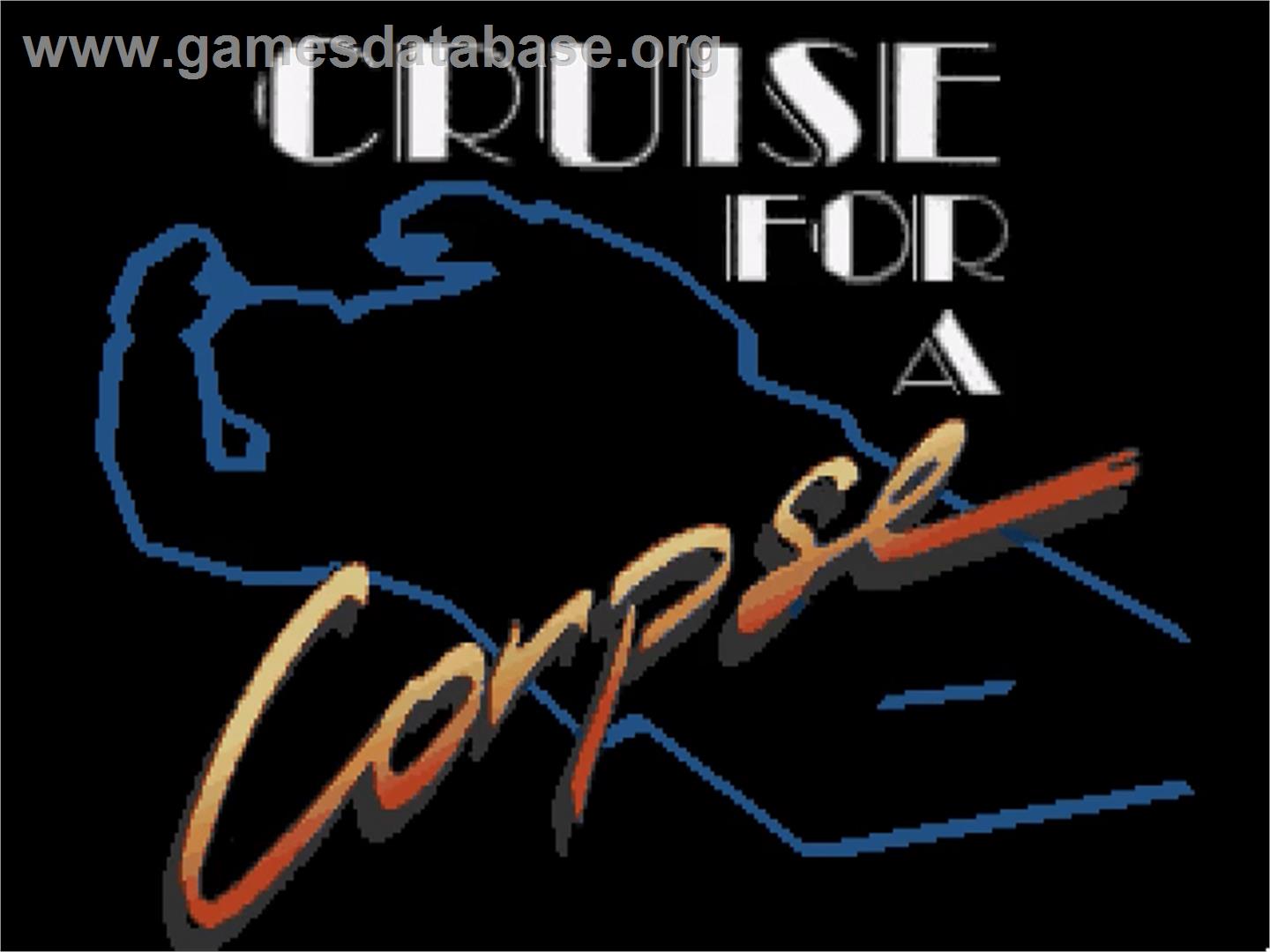 Cruise For A Corpse - ScummVM - Artwork - Title Screen