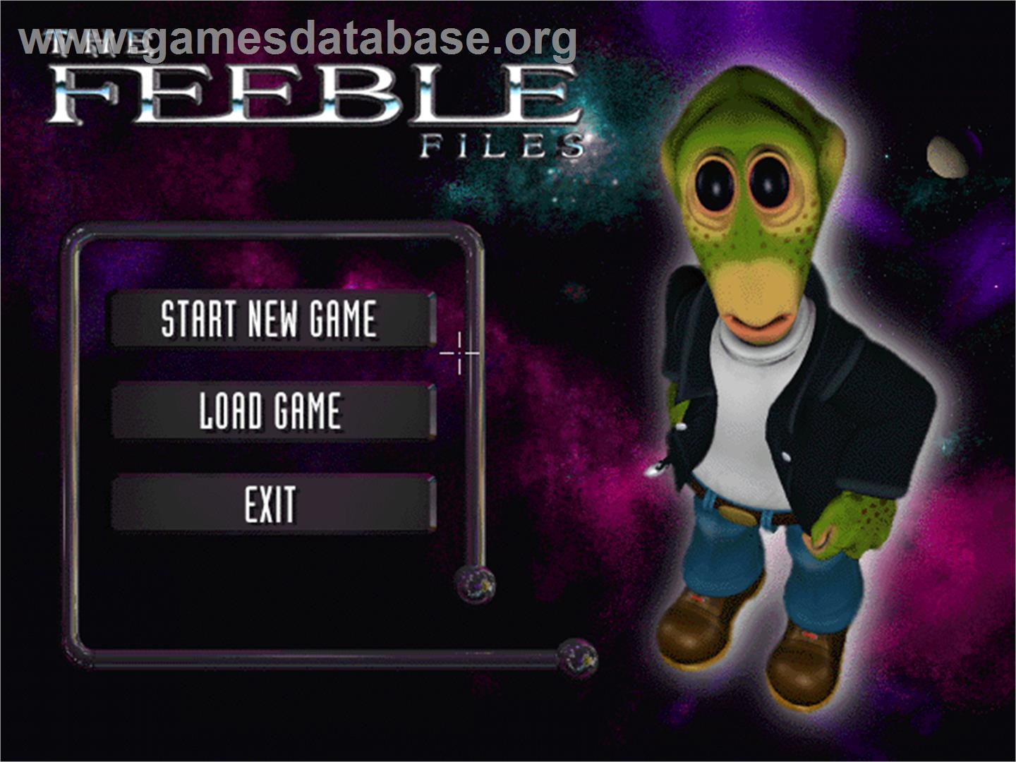 Feeble Files - ScummVM - Artwork - Title Screen