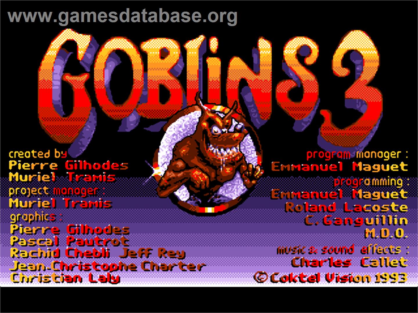 Goblins 3 - ScummVM - Artwork - Title Screen