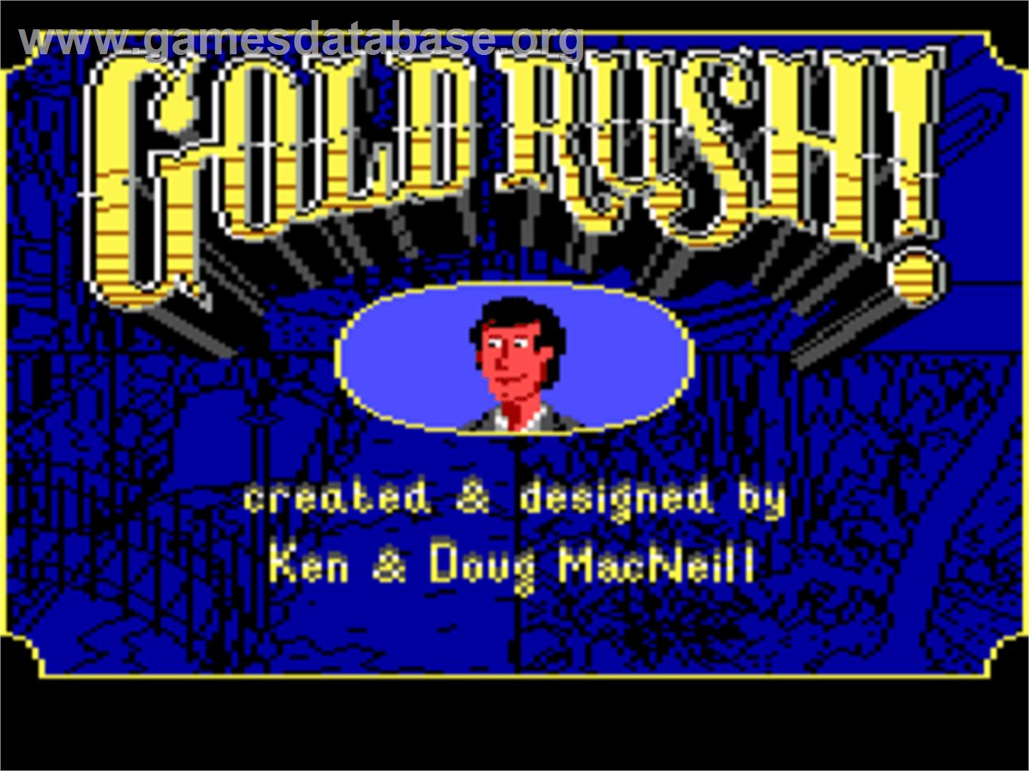 Gold Rush! - ScummVM - Artwork - Title Screen