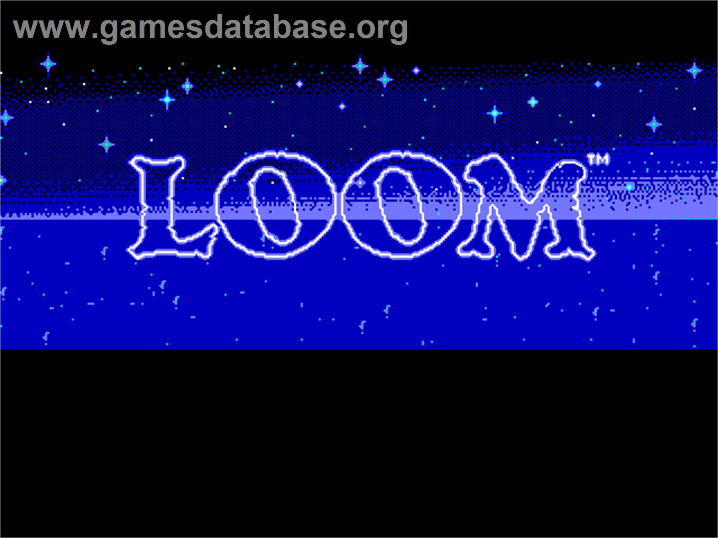 Loom (EGA) - ScummVM - Artwork - Title Screen
