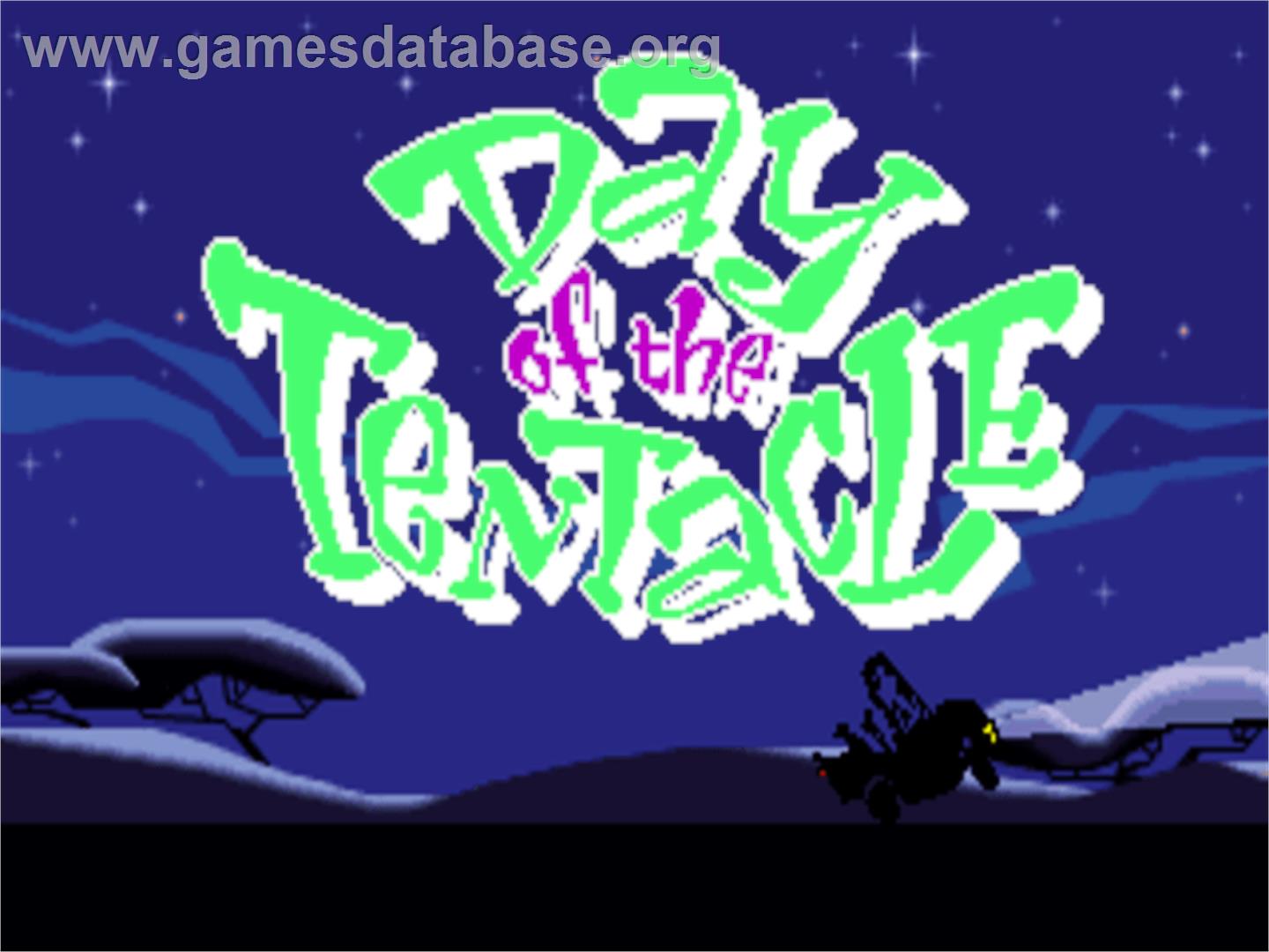 Maniac Mansion: Day of the Tentacle - ScummVM - Artwork - Title Screen